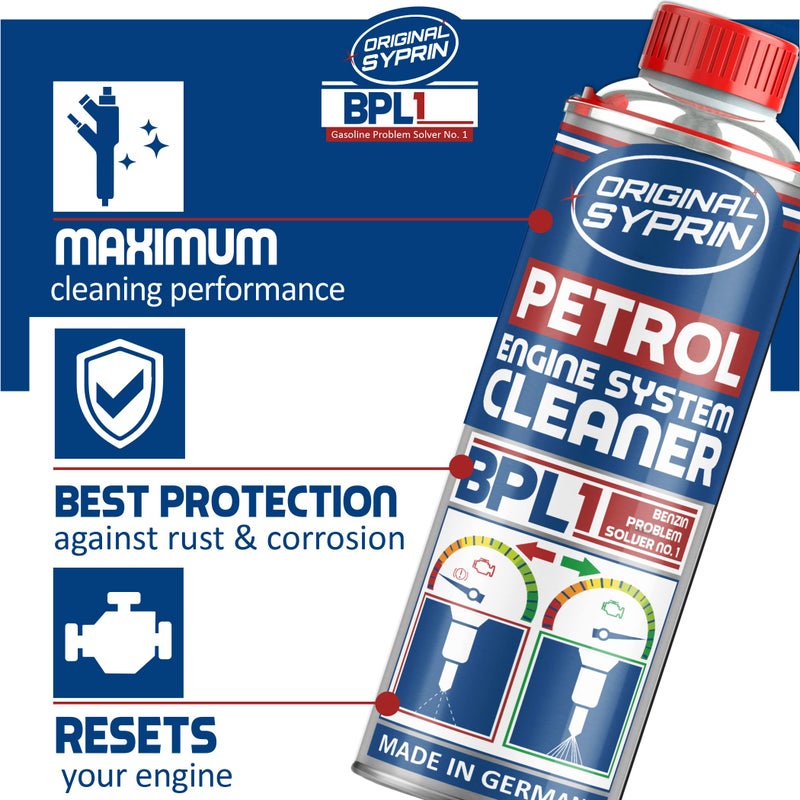 SYPRIN SYPRIN Original Petrol Cleaner and Additive Bundle - Cleaning and Care of Injectors and Valves - for Petrol Engines - Engine System Cleaner Set  - Image 2