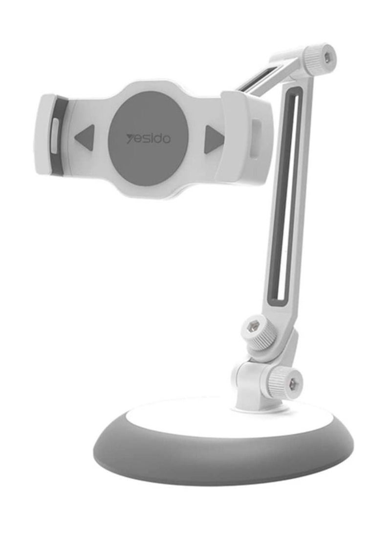 Yesido Yesido C33 Universal Lazy Tablet Phone Holder Flexible Table Holder Mobile Phone Bed Mount Bracket For iPhone Samsung iPad,White&gray  - Image 1