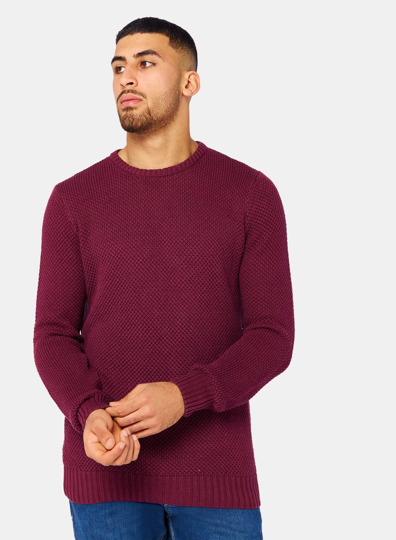 TOWN TEAM Essential Textured Pullover - Image 1