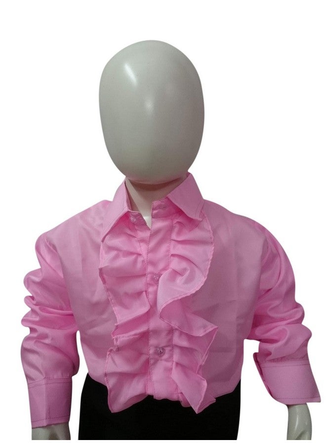 BookMyCostume BookMyCostume Pink Frills Shirt Kids Fancy Dress Costume 12-14 years  - Image 1