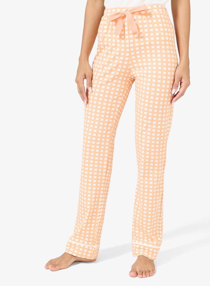 جينجر طقم بيجاما بنقشة زهور و كاروهات - Image 4