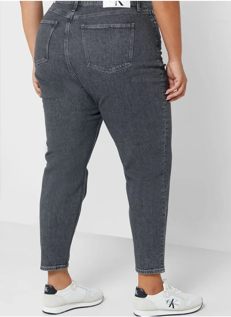 CALVIN KLEIN JEANS PLUS High Waist Mom Jeans