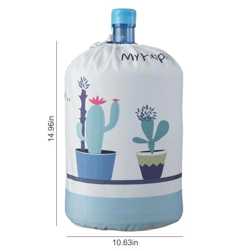 BAOZOON 5 Gallon Water Dispenser Cover Reusable Dust Cover Protective Sleeve Cactus - Image 2
