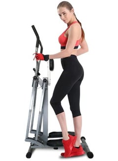Sparnod Fitness SAW-07 Air Walk Trainer Elliptical Machine for Home Use with Digital Monitor 100 Kg Max Weight