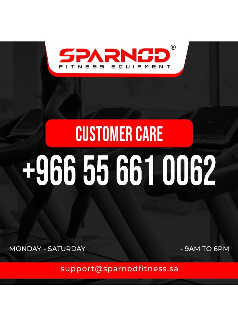 Sparnod Fitness - Sparnod Fitness SAW-07 Air Walk Trainer Elliptical Machine for Home Use with Digital Monitor 100 Kg Max Weight - Image 1