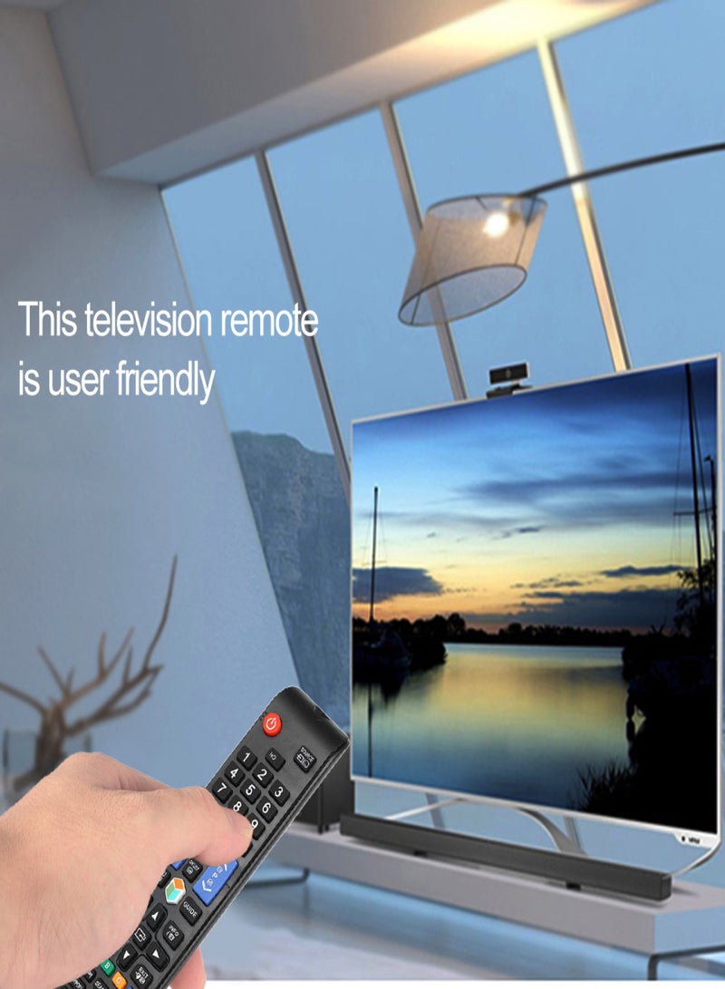 Universal TV Remote Control Wireless Smart Controller Replacement for Samsung HDTV LED Smart Digital TV Black