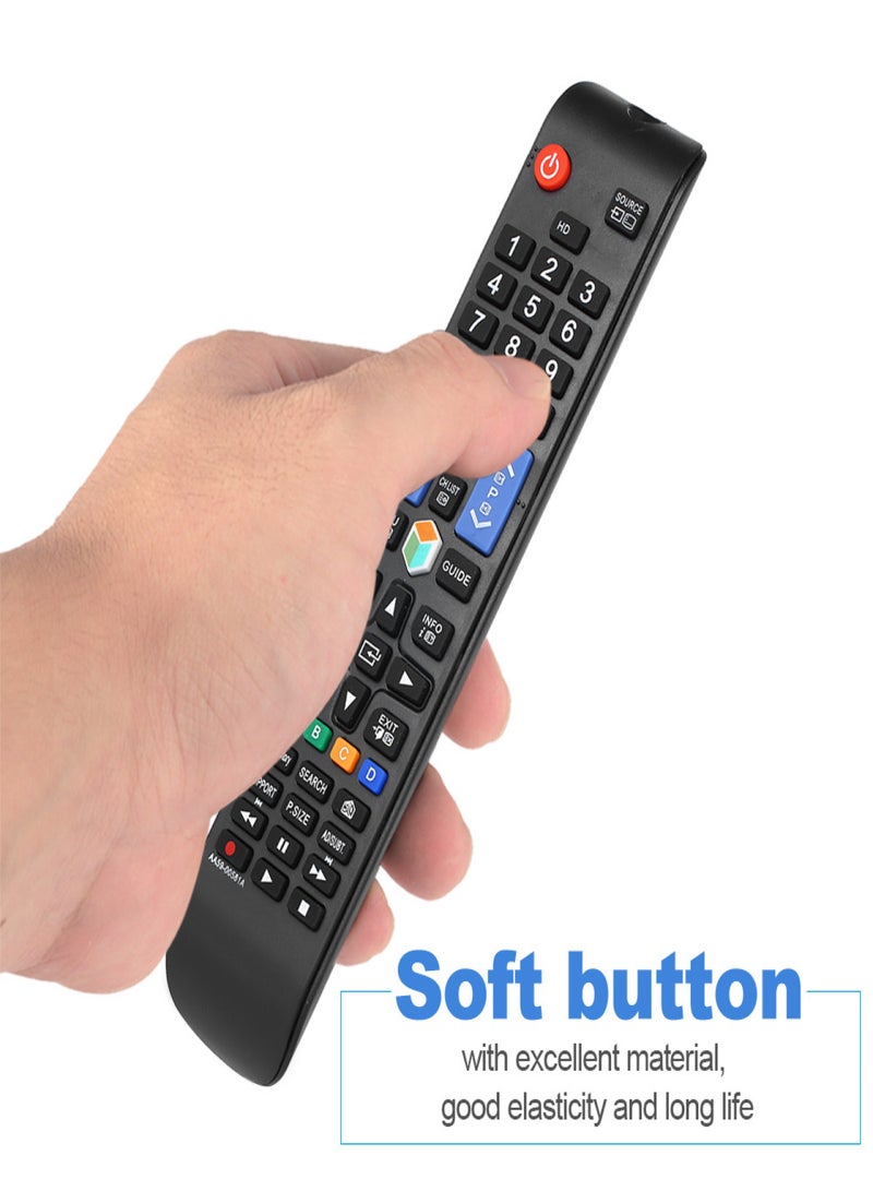Universal TV Remote Control Wireless Smart Controller Replacement for Samsung HDTV LED Smart Digital TV Black  - Image 2