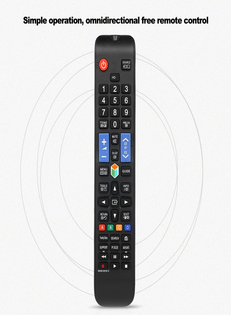 Universal TV Remote Control Wireless Smart Controller Replacement for Samsung HDTV LED Smart Digital TV Black