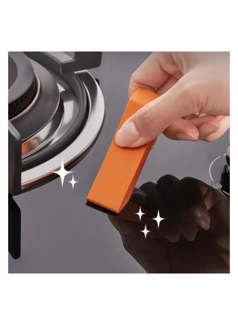 Generic Rust Removal Eraser, Stainless Steel Decontamination Artifact Eraser, Safe Rubber Rust Eraser, Multipurpose Limescale Rust Cleaning Eraser For Bathroom Glass, Kitchen Pots (2 pcs)  - Image 2