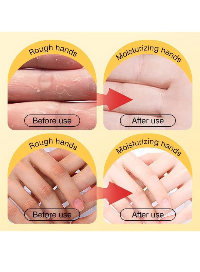 Zozu 5-PACK Hand Mask - All Natural Wild Honey Extract, Moisturizing Repair for Dry Cracked Hands, Soften Skin & Remove Cuticles, 35g/pair - Image 4
