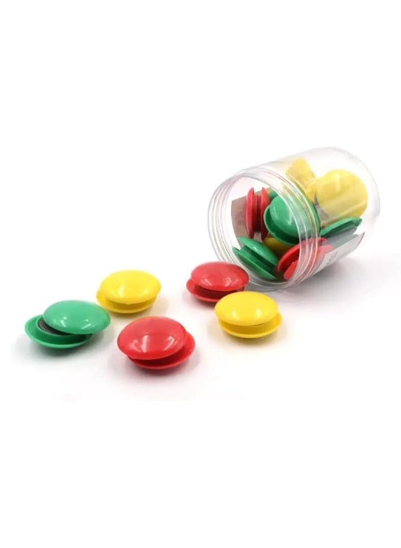 مارك 40 قطعة مغناطيس ثلاجة صغيرة 2 سم مغناطيس خزانة الثلاجة الزخرفية الملونة لللوحة البيضاء المكتب المطبخ والخريطة - Image 2