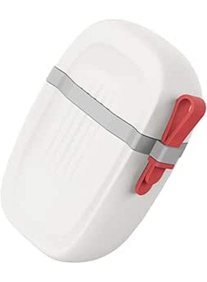 Plastic Portable Soap Holder With Lid Double Layer Drainage For Travel Camping - Image 1