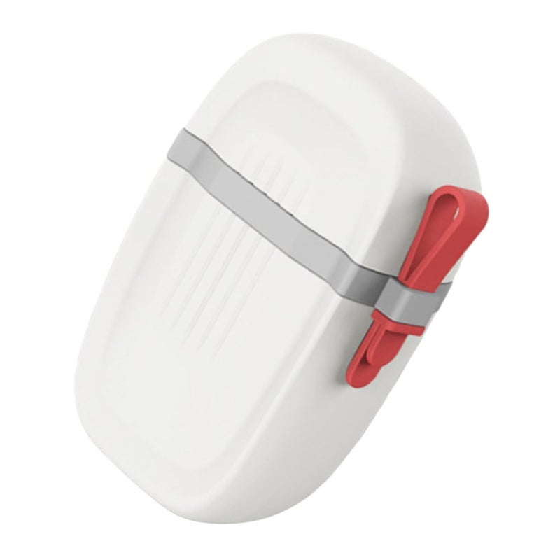 Plastic Portable Soap Holder With Lid Double Layer Drainage For Travel Camping - Image 2