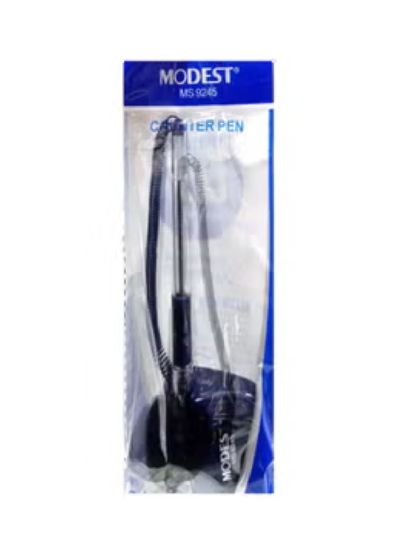موديست قلم عداد متواضع 0.7 ملم أزرق، عبوة من قطعتين