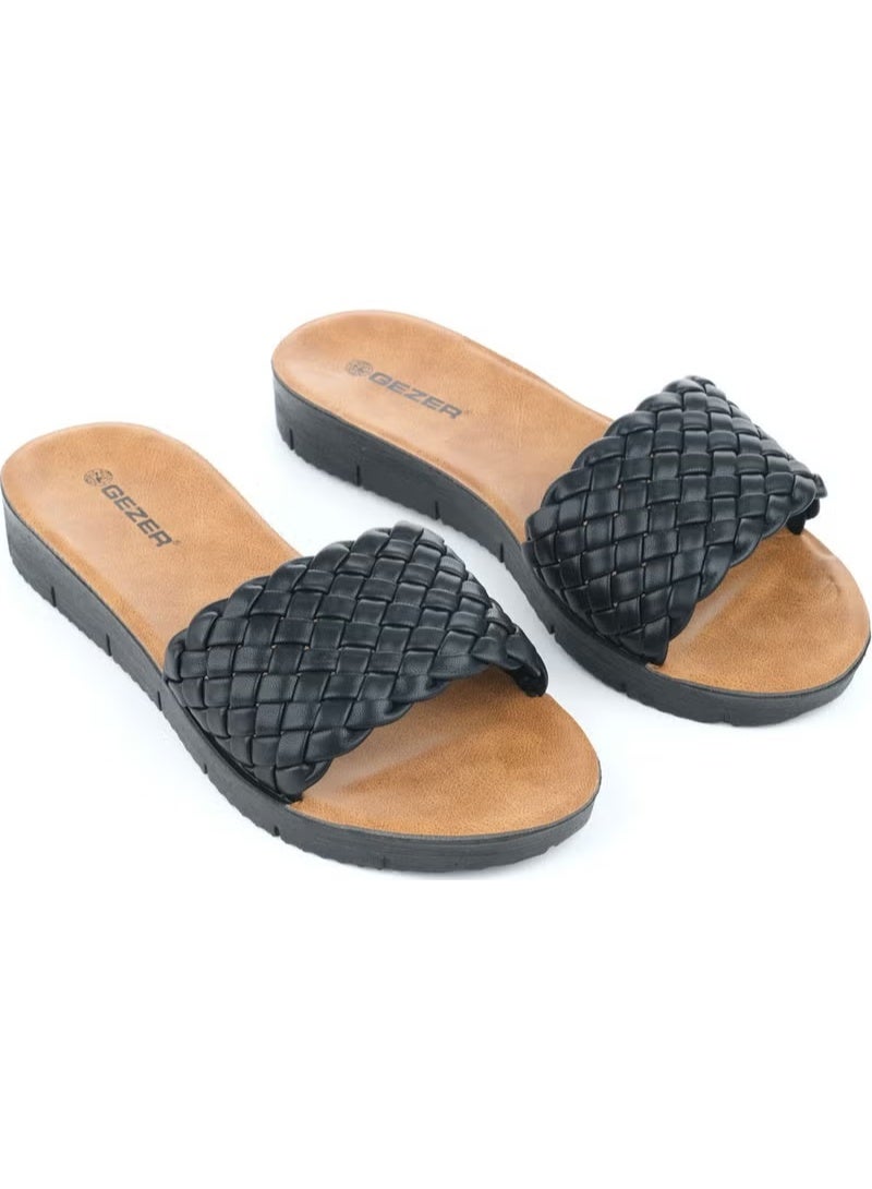 Gezer Summer Faux Leather Women's Slippers - Image 2