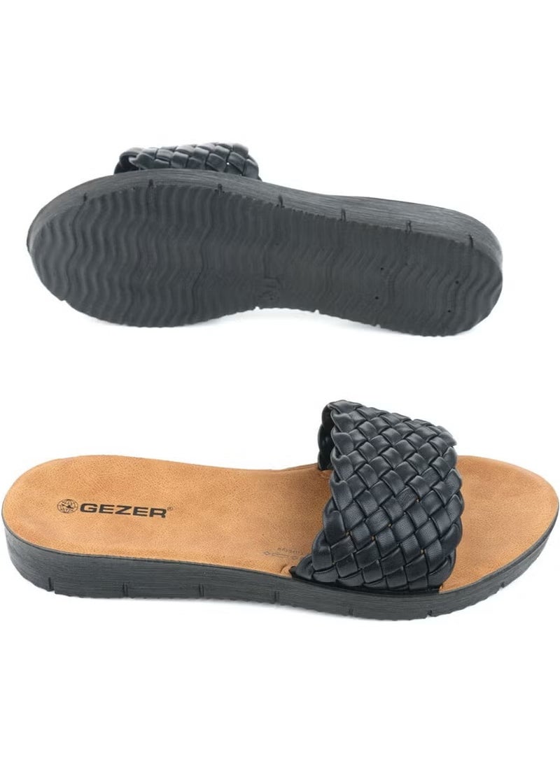 Gezer Summer Faux Leather Women's Slippers - Image 3