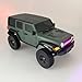 WPLDEWAN 118 RC Crawler RC Jeep Remote Control Truck Off Road RC Rock Crawler 4x4 RTR All Terrain 370 Brushed Motor 24GHz Fully Proportional 3 Range Speed Upgrade Chassis Model Hobby Toy for Adult - Image 4