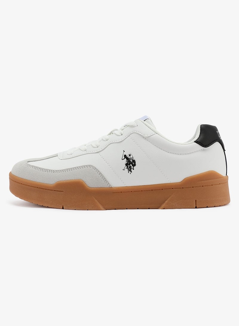 U.S. Polo Assn. Men's White Low-Top Sneakers - Fashionable Lace-Up Style Shoes, Perfect for Every Outfit - Image 2