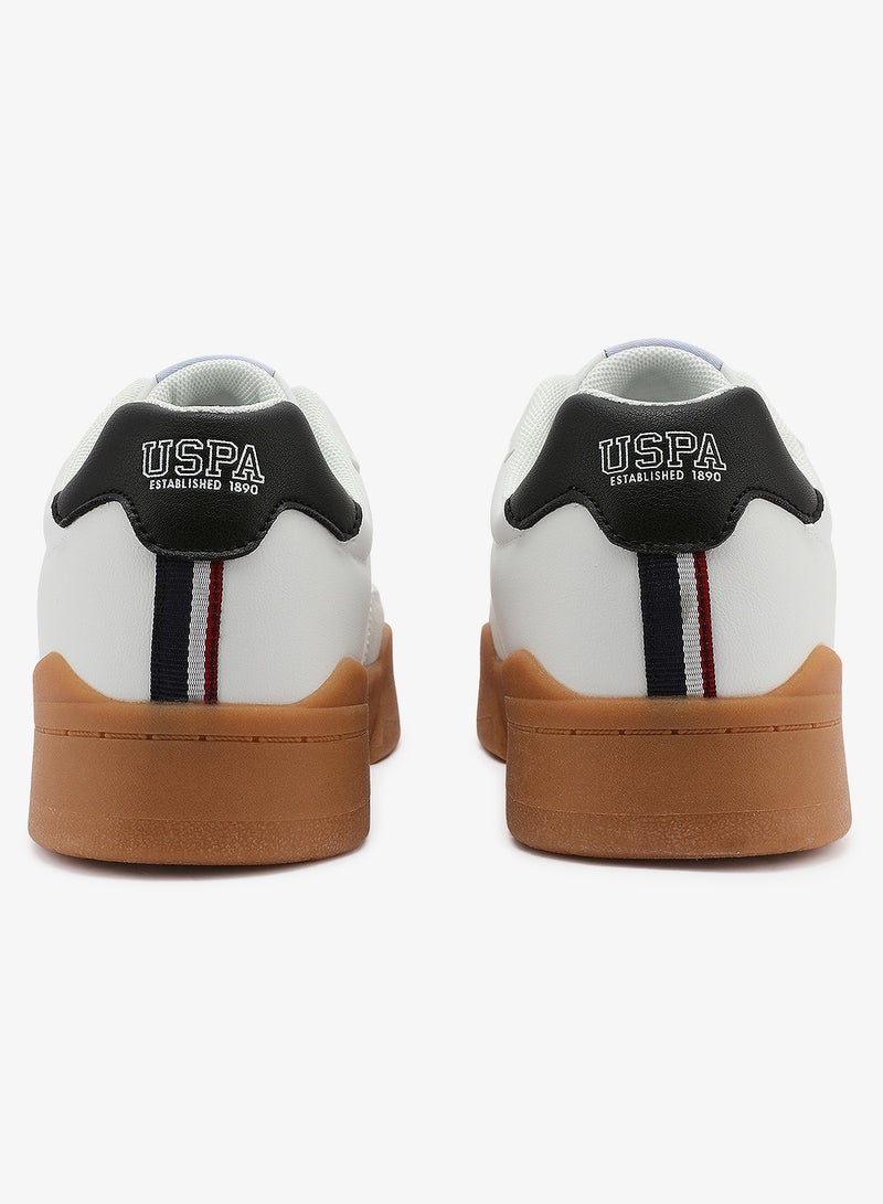 U.S. Polo Assn. Men's White Low-Top Sneakers - Fashionable Lace-Up Style Shoes, Perfect for Every Outfit - Image 3