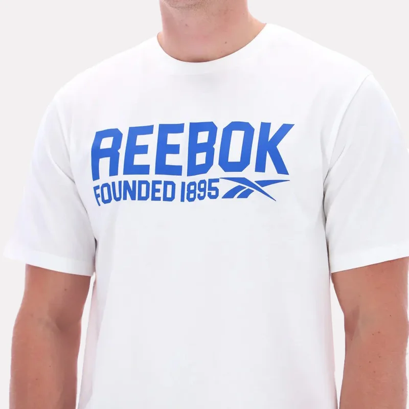 Reebok White Reebok Ethan Short Sleeve Crewneck Men's Tee - White for Men | Best Price UAE