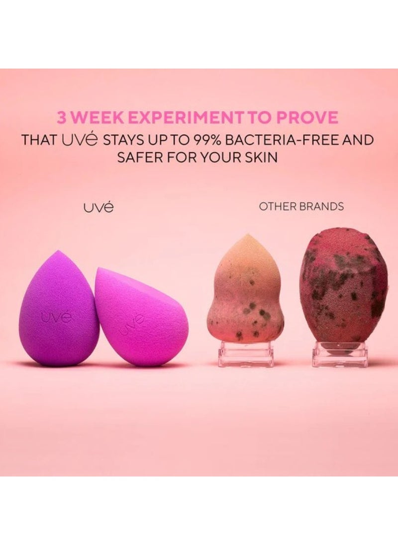 UVe - Violet Antimicrobial Makeup Sponge - Image 1