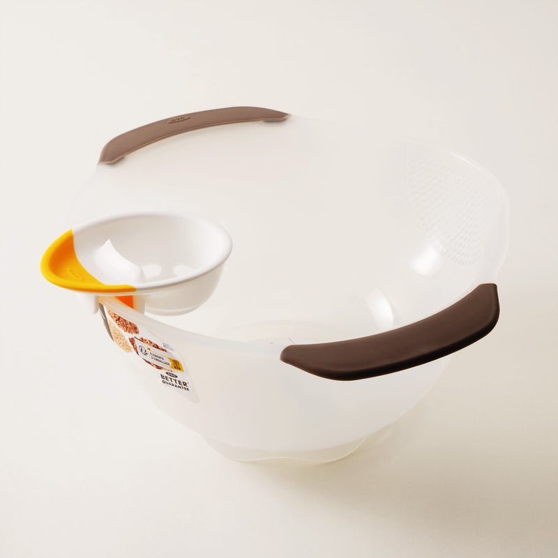 Oxo Plastic Rice And Grains Washing Colander In White 2.8L, 10.4"* 9.74"* 4.4" - Image 3