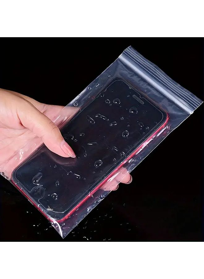 20 قطعة من أكياس حماية هاتف PVC الشفافة السميكة مقاس 10 سم × 20 سم المضادة للغبار - Image 3
