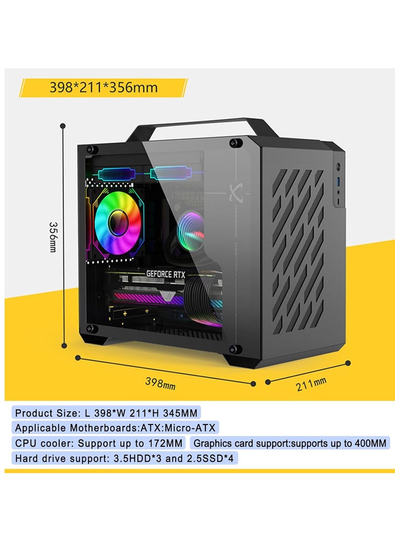 AMD PORTABLE MICRO BUDGET GAMING OR WORKSTATION DESKTOP PC WHITE : RYZEN 5 PROCESSOR | RX 580 8GB | 16GB RAM | 1TB NVME/SSD | Windows  - Image 3