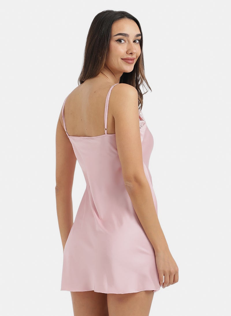 Carina Lace-Trimmed Nightgown - Image 4