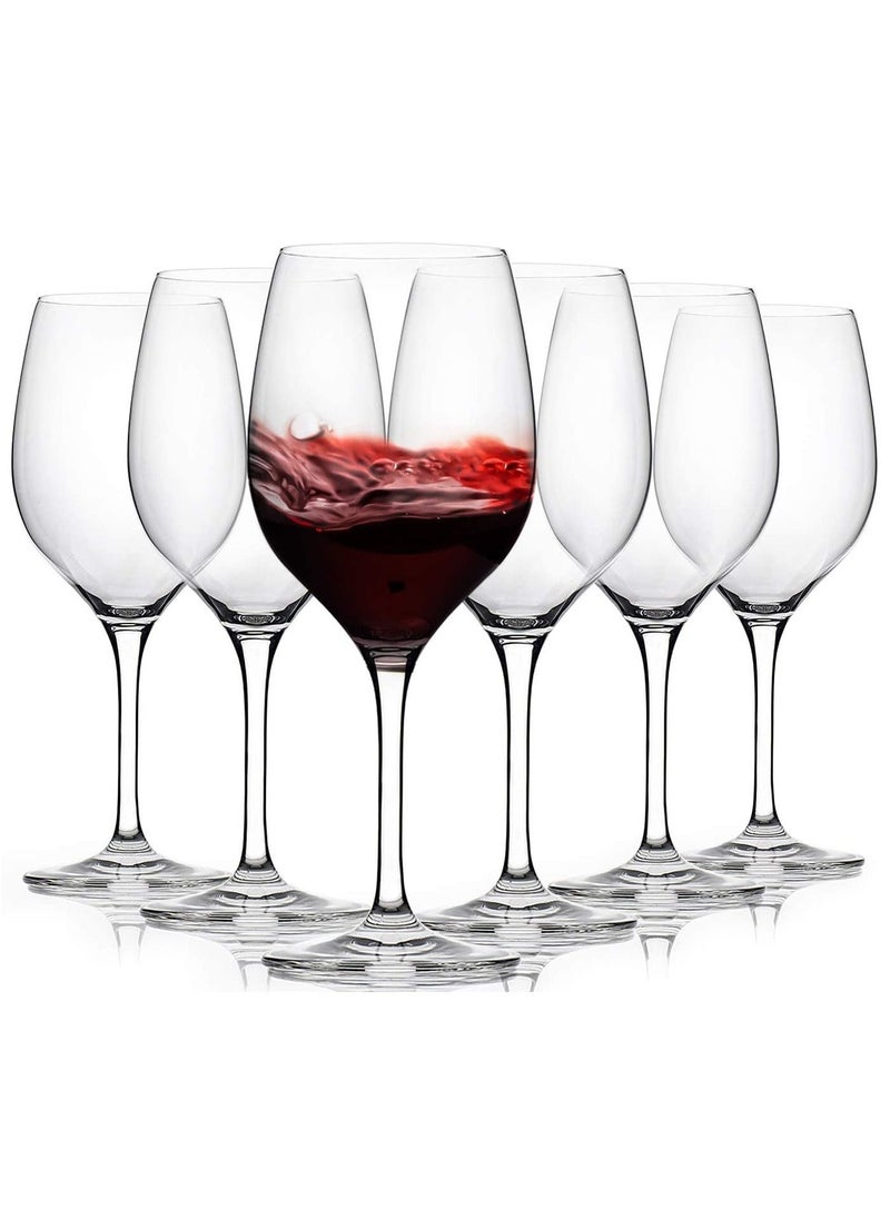 3Diamonds Wine Glass Set of 6 from 3Diamonds -Crystal Red Wine Glasses 11.75 oz (350ml) -All-purpose Wine Glasses Set for Celebrations -Anniversary -Wine Glass Gift Set  - Image 1