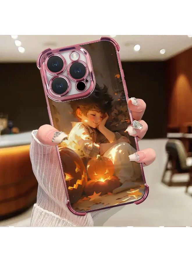 Protective Soft Shell Case For iPhone 14 Pro Black Anti Fall Four Corner Frame - Image 1
