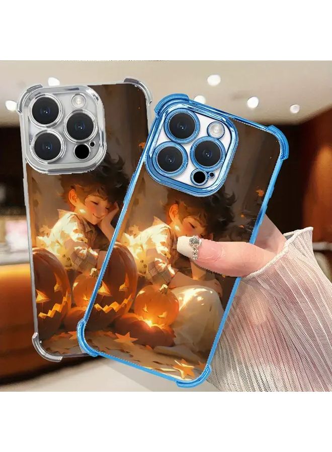 Protective Soft Shell Case For iPhone 14 Pro Black Anti Fall Four Corner Frame - Image 3