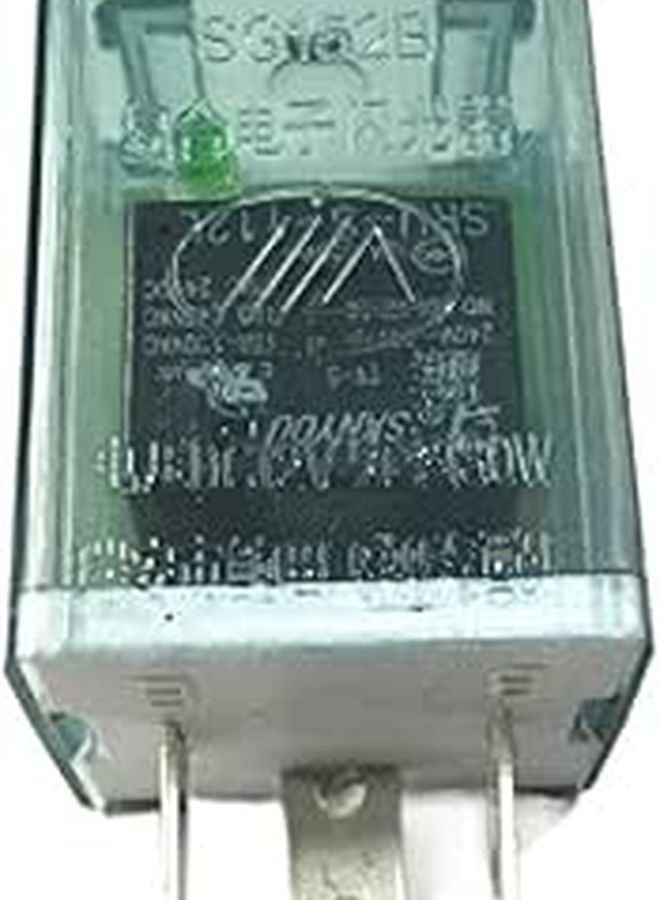 Universal 3 Pin Transparent Flasher Relay 12V 24V SG152B For Car Truck 140 - Image 1