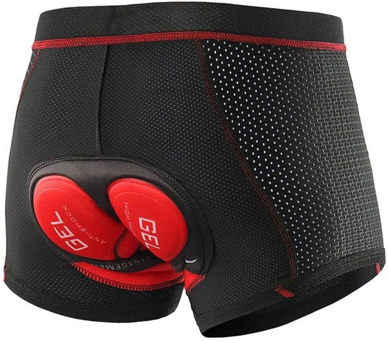 Bukela Men's Cycling Shorts, 3D Padded Cycling Underwear Shorts, Breathable Quick Dry Bike Shorts, Mountain Bike Pants (Size XL) - Image 1