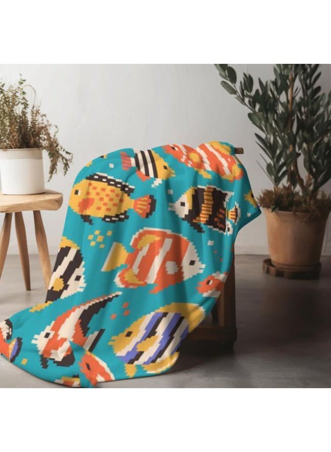 عام بطانية رقيقة من الفانيلا الكرتونية للأطفال والرضع (دافئة ومريحة، ومناسبة للنوم والألعاب) 70 سم * 100 سم - Image 4