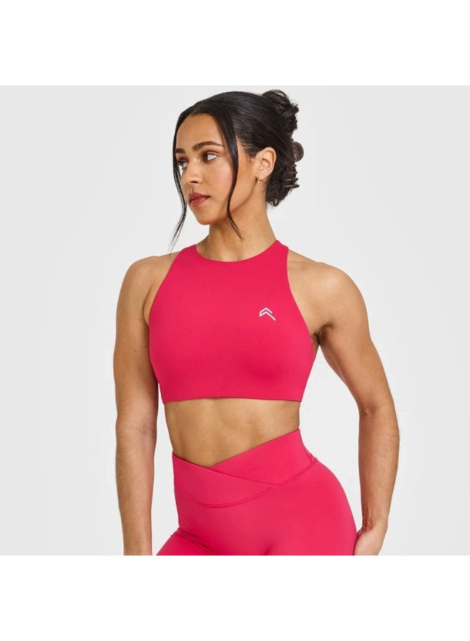 Oner Women's Sports Bra with Removable Pads, Anti-Shock, High Elasticity, Quick-Dry, Beautiful Back, Fitness Yoga Top