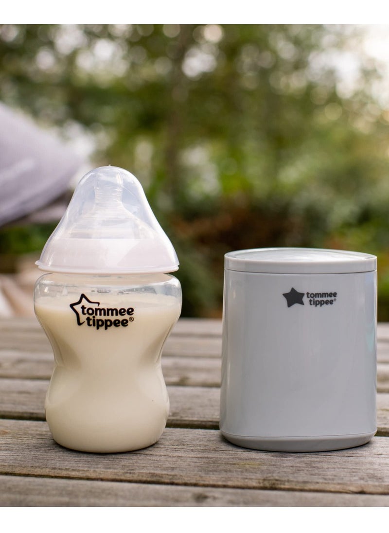 Tommee Tippee UK - Portable Baby Bottle Warmer USB Rechargeable Electric Bottle Warmer Lightweight and Travel Friendly - Image 1