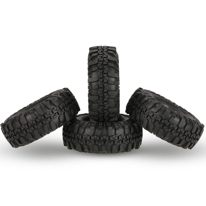 4Pcs 1.9 Inch 110mm 1/10 Rock Crawler Tires with Beadlock Wheel Rim for D90 SCX10 AXIAL RC4WD TF2 RC Car Truck Monster Truck Bigfoot - Image 4