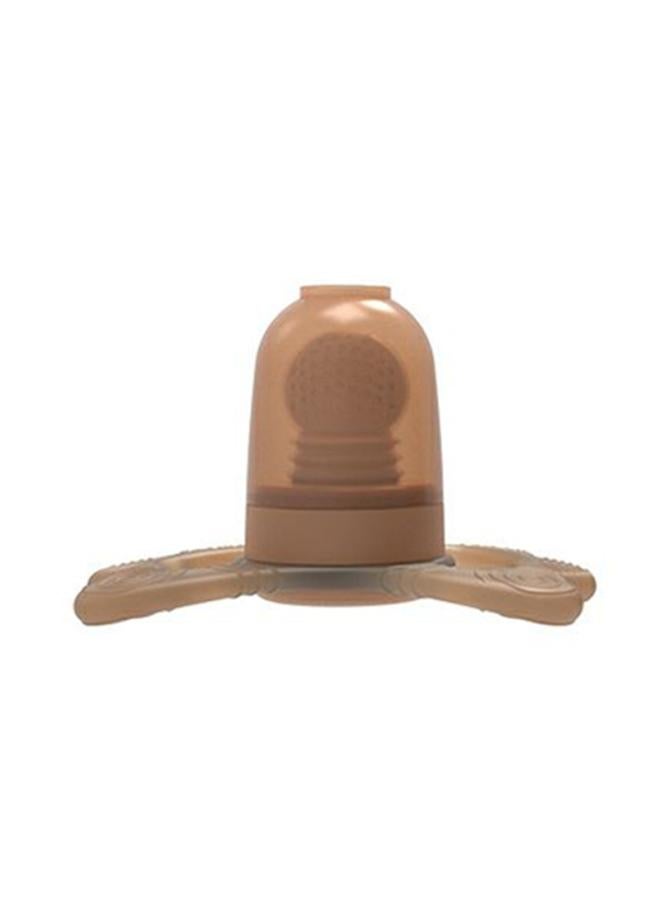 Jiexi Baby Four-leaf Clover Bite Music Fruit And Vegetable Music Fruit Food Supplement Tool Baby Food Bite Bag Silicone Teether