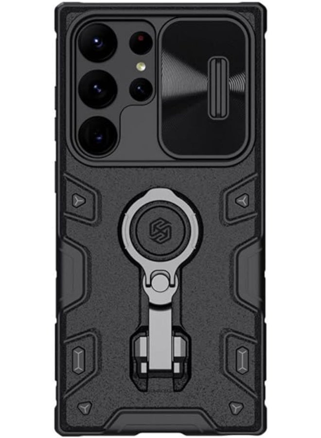 Nillkin CamShield Armor Pro Series Cover Case Designed For Samsung Galaxy S23 Ultra - Black - Image 5