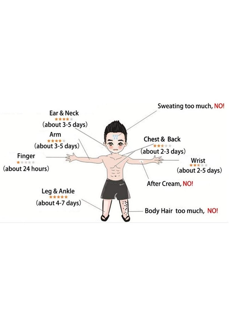 Generic - Full Back Waterproof Temporary Tattoo For Men & Women Long Time Lasting - Image 1