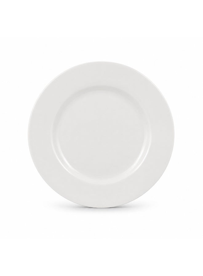 Home auraa Elegance 12 Piece Ceramic Dinnerware Set, Set for 4, Microwave & Dishwasher Safe - white - Image 3