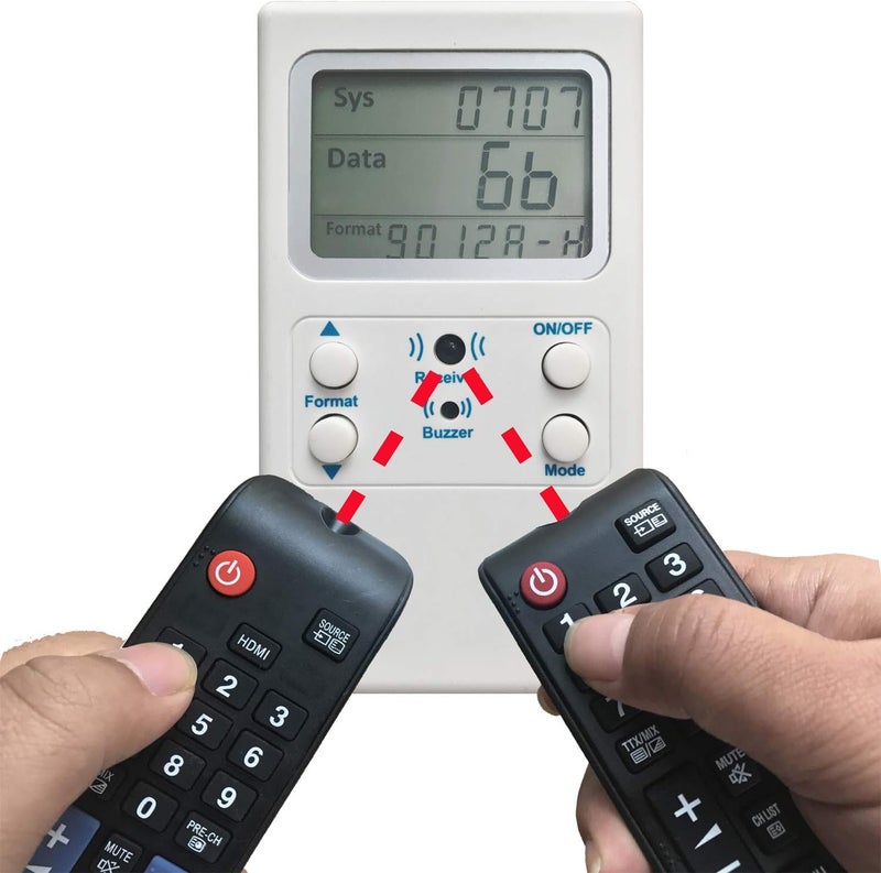 RCECAOSHAN Generic Universal Tv Ir Remote Control Decoder Tester Infrared Remote Control Testing - Image 1