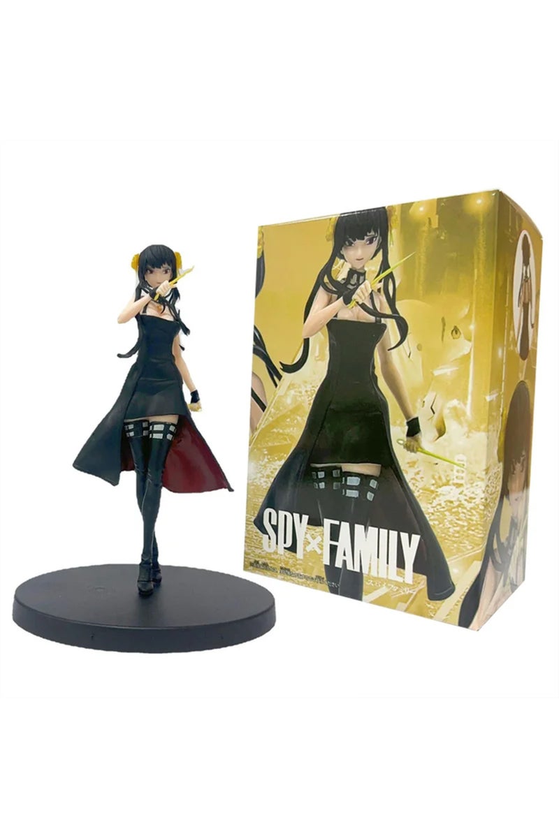 With box 16CM SPY×FAMILY Anime Figure Kawai Anya Forger Yor Forger Action Figures Standing Figurine