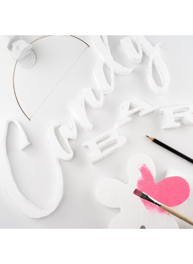 كرافت ماجيك ألواح بوليسترين مقاس A4 (210 × 297 × 2 سم) - عبوة من 3 ألواح فوم بيضاء للأعمال الفنية والحرف اليدوية وصناعة النماذج ومشاريع الأعمال اليدوية الإبداعية. - Image 2