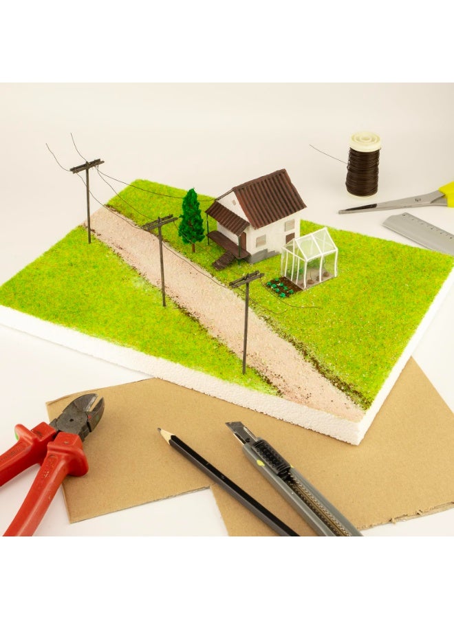 كرافت ماجيك ألواح بوليسترين مقاس A4 (210 × 297 × 2 سم) - عبوة من 3 ألواح فوم بيضاء للأعمال الفنية والحرف اليدوية وصناعة النماذج ومشاريع الأعمال اليدوية الإبداعية. - Image 5