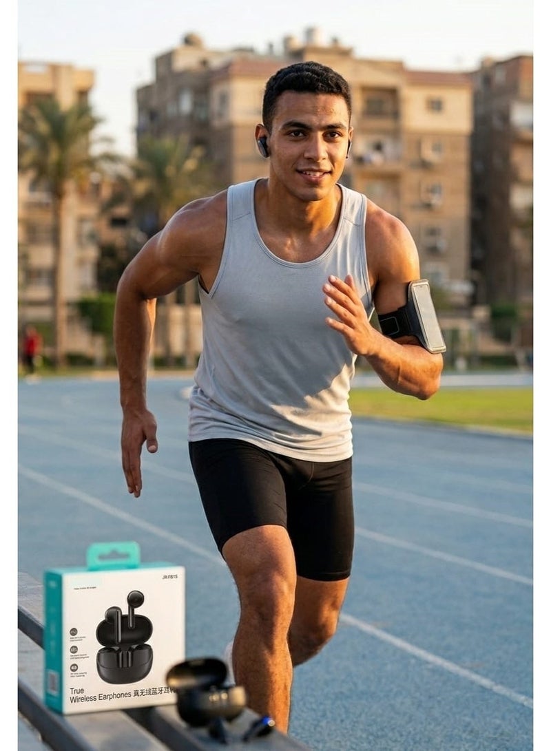 Fanbuds JR-FB1S True Wireless Earbuds, Black - Image 4
