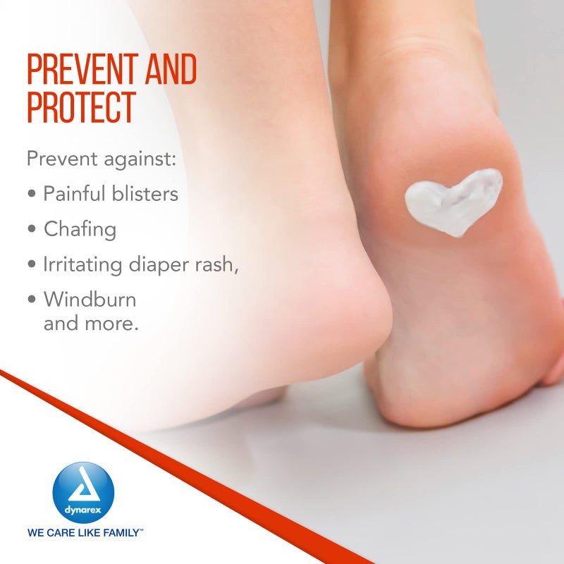 Dynarex White Petrolatum, Petroleum Jelly for Dry or Cracked Skin, Soothing White Petroleum Jelly for Minor Skin Irritations, 5g Foil Packets, 1 Box of 144 Petroleum Jelly Packets - Image 4