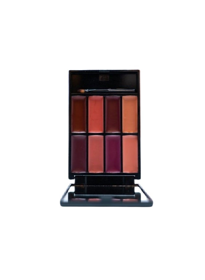Me Now MeNow Lip palette 8 multicolor with avelvety texture that glides on easily  - Image 1