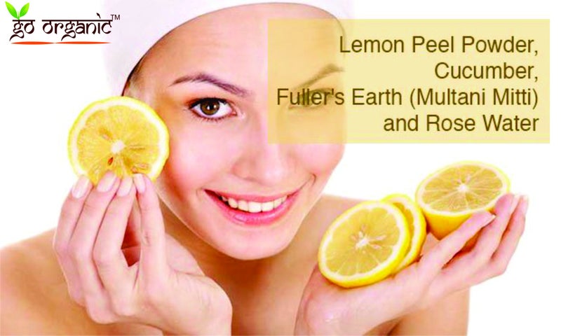 Go Organic Lemon Peel Powder (Citrus Limonum)| For Face Cleanser & Skin Whitening (150 Gm) - Image 2